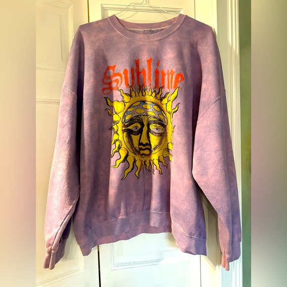 Urban Outfitters Tops - Urban outfitters Sublime purple/pink Swearshirt L/XL